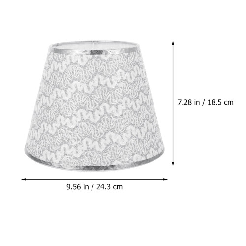 Lampenkapset van textiel met metalen frame 2