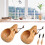 2-Pack Wooden Camping Cup with Spoon 5