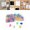 Pack of Map Tacks Pins Drawing Push Pins with Plastic Head for 2