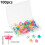 Pack of Map Tacks Pins Drawing Push Pins with Plastic Head for 3