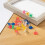 Pack of Map Tacks Pins Drawing Push Pins with Plastic Head for 6