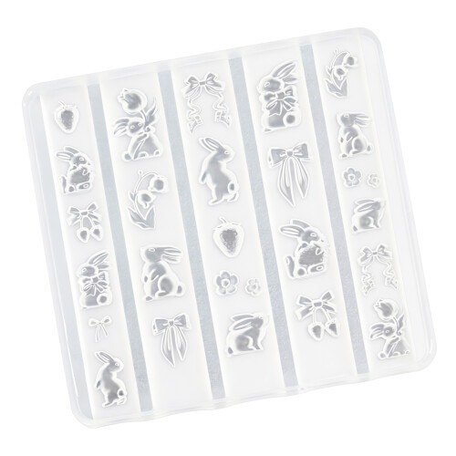 Plaque à ongles en silicone souple pour la fabrication de