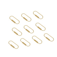 Nordic Brass Key Rings Suitable For Daily Carry Gold-C