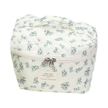 Floral Coquettes Esthetische toilettas Mode make-up tas-Bruine L