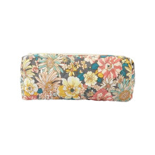 Gewatteerde make-up tas Bloemen esthetische toilettas-Multi S