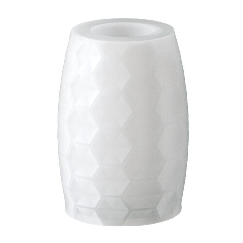 Moule en Silicone pour Vase à points Ellipse à facettes-modèle 1