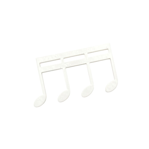 Music Note Clamp Piano Holder Music Score Fixed 3D-White