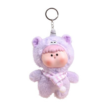 Porte-clés pendentif de poupée en vinyle, joli accessoire de-B