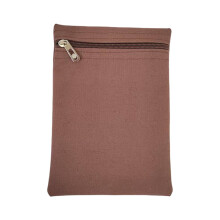 Poches latérales cousues, portefeuille caché de-marron BIG1