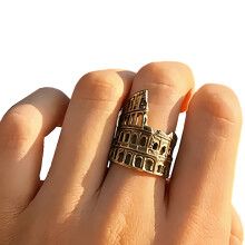 Elegante op het oude Rome geïnspireerde sieraden met-Goudkleur