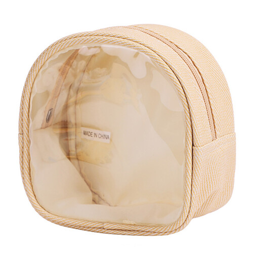 Playful Plush Key Pouch Compact Size Great For School-Beige L
