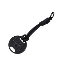 Kleine halter sleutelhanger metalen sleutelhanger-Zwart