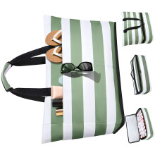 Big 54L Coastal Bag constructed With Reinforced holds And-Green