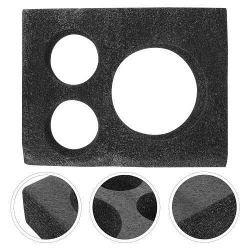 Black Foam Beverage Cup Tray – 3-Cup Takeaway Holder 2