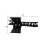 Black Hair Partition Clips & Shower Hooks Set 3