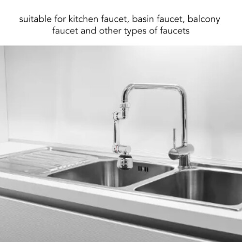 Faucet Extender with Splash Filter 1080 Swivel 1