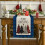 Watercolor Buffalo Plaid Christmas Tree Table Runner 3