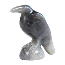 Animal Sculptures Ravens Figurines Ravens Statue Ornament-C