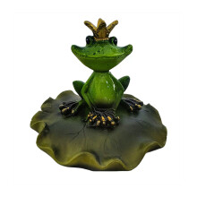 Playfulness Crowned Frogs Water Decoration Waterproof Resins