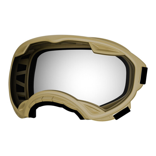 Dogs Goggles with Adjustable Strap Protections for-Khaki M