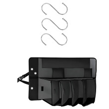 Premium Car Rear Storage Unit With Reinforced Stitching-Black