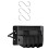Premium Car Rear Storage Unit With Reinforced Stitching-Black 1
