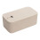 Password Lock Storage Case Stackable ABS Storage-1off white 1