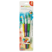 Multipurpose Nylon Bristle Paint Brush Plastic Handle-H403C
