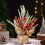 Mini albero di Natale artificiale con bacche rosse e 3
