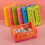 Opvouwbare bureau-opbergmand, stapelbare plastic organizer-roze 6