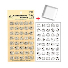 Scrapbooking Silicone Stamper Set With-Expression memory