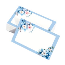 Carte de notes thème fleur florale, 100x3.5 pouces, petite-C06