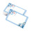 Carte de notes thème fleur florale, 100x3.5 pouces, petite-C06 1