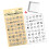 Clear Silicone Stamper With Acrylic Handle-animal notes 1