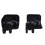 Universelle 5.5cm Kofferrollen schwarz ABS leise 1
