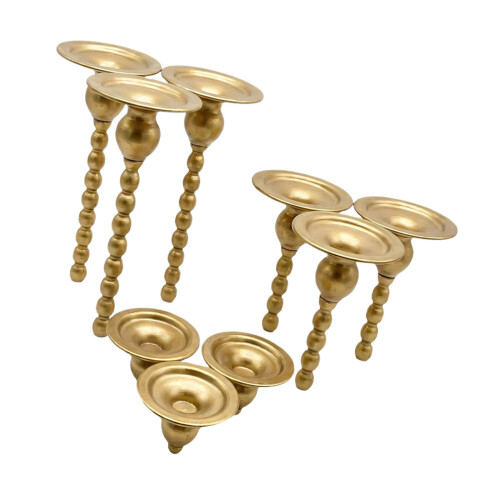 Candlestick Holders Iron Metal Taper Candle Holders Decorative