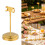 Rusts Resistant Round Menu Holders Designed for-silver  20cm 3