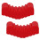 Thick Rubber Jacking Mat Protects Car Frame from-Red 3000 kg 1