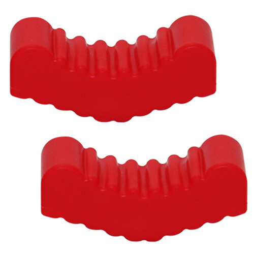 Thick Rubber Jacking Mat Protects Car Frame from-Red 3000 kg