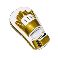 PU Leather Boxing Hand Foot Targe Breathable-WHITE glod