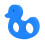 Random Colored EVA Duck Shaped Floatation Stick Linker Joiner 1
