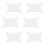 6Pcs Multipurpose Identity Holders Clips Waterproof Clear-D 1
