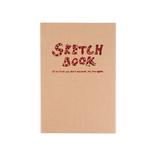 Softcover Sketching Book 200 Sheets 80gms-4earth color cover