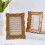 Horizontal Vertical Display Photo Frame Resin Carved-7 inch 3
