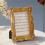 Horizontal Vertical Display Photo Frame Resin Carved-7 inch 5