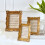 Horizontal Vertical Display Photo Frame Resin Carved-7 inch 7
