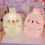 Rabbit LED Night Light – PVC Animal Shape, 10cm, 2