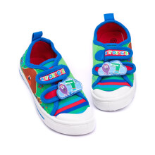 (9 UK Child) Hey Duggee Velcro Trainers (Boys Blue)