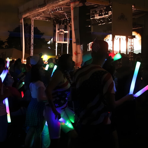 LED Glow Sticks Colorful Flashing Foam 20 Pack 1