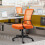 Mid-Back Ergonomic Mesh Office Chair Black 4
